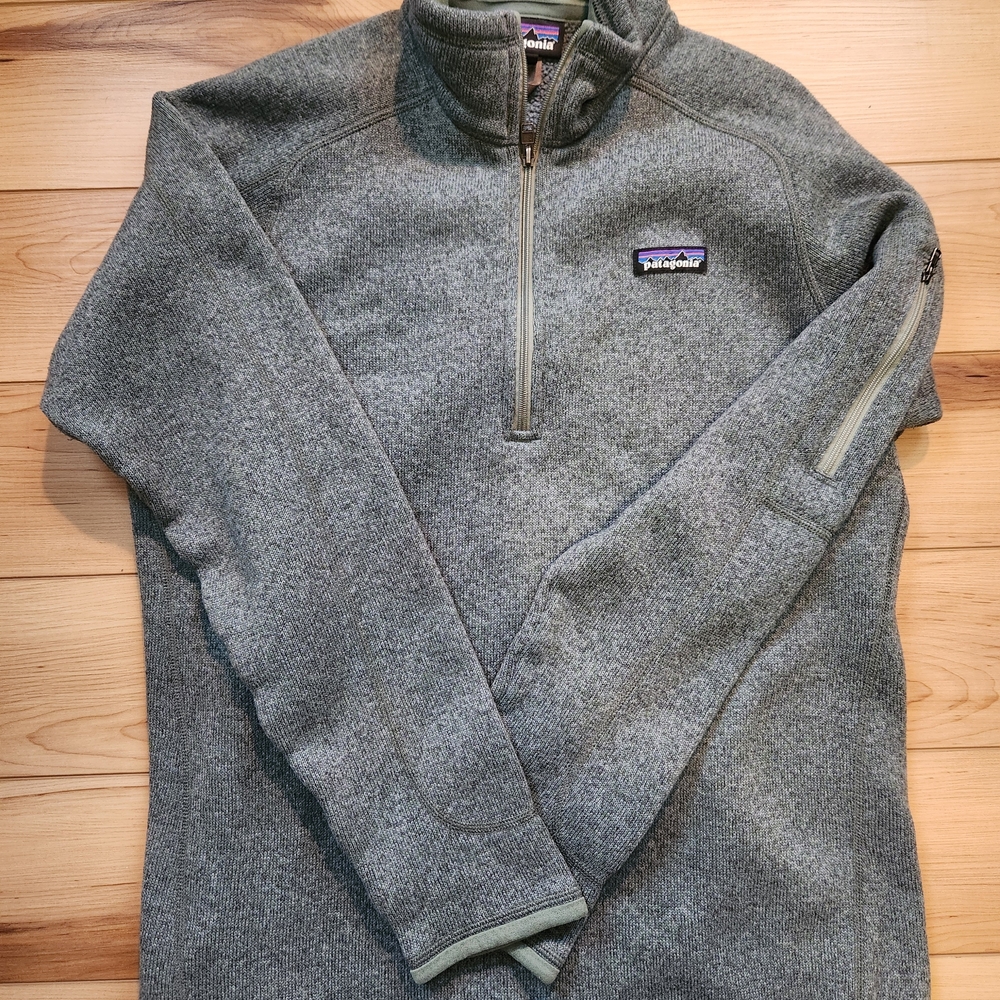 Patagonia Gray Quarter-Zip Pullover